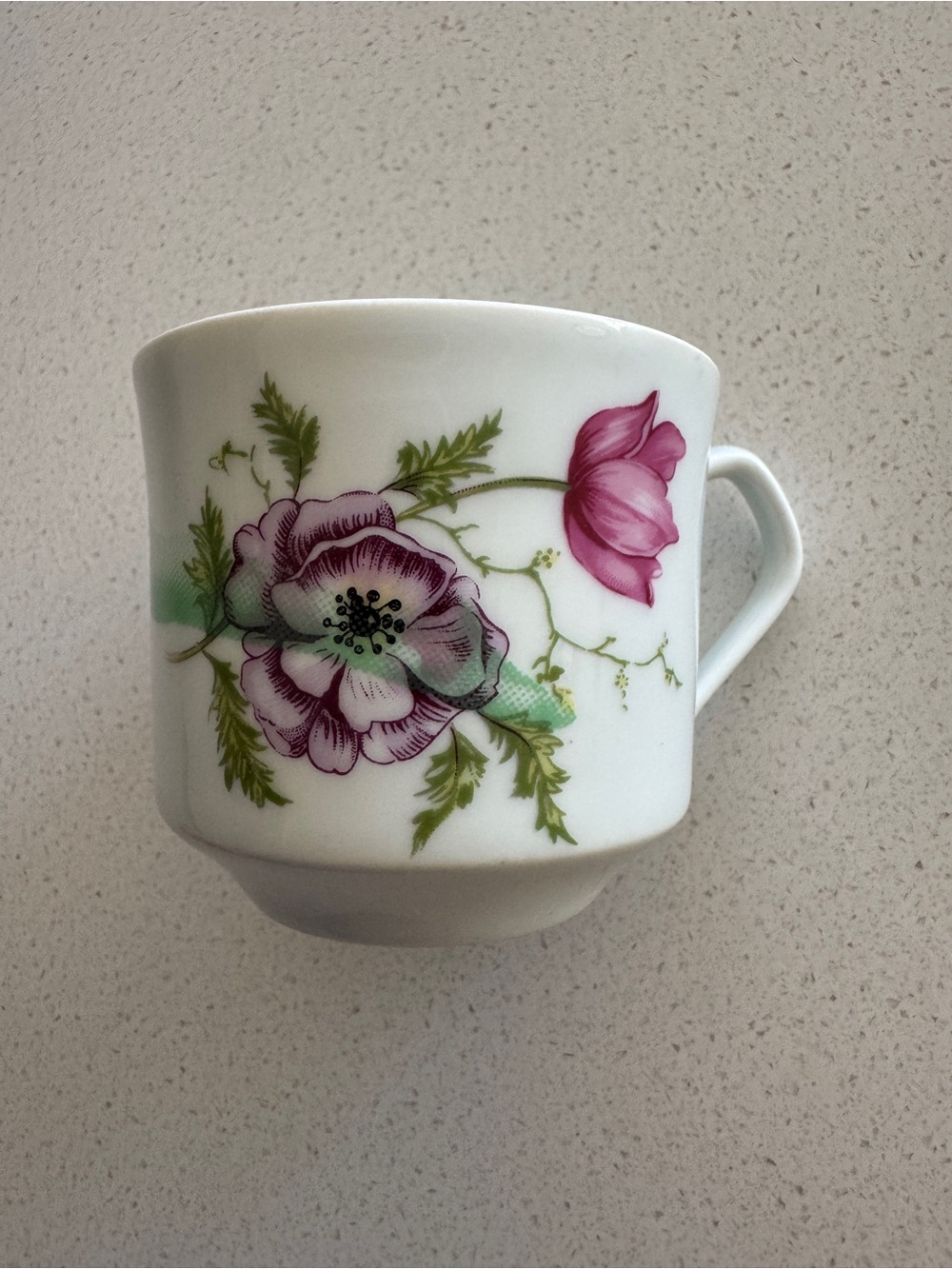 Vintage Vennieuwd Esther Derkx Floral & Dancer Porcelain Cup